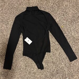 LPA Black Long Sleeve Bodysuit